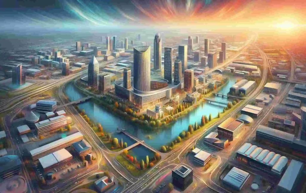 Milton Keynes in the Future generated with AI by BoldiSign